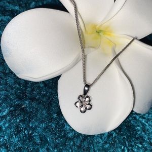 14K Plumeria Pendant